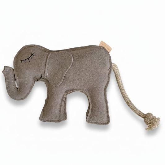 BUDDY - Hundespielzeug aus Leder "Elefant"