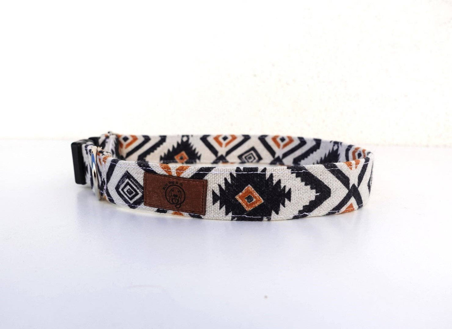 MUTT DOG & CO - Noya Hunde-Halsband, verstellbar, handgemacht, ethnisches Muster