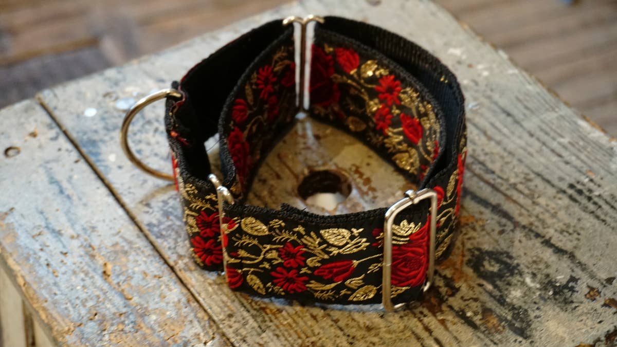 Hundsfutter - Breites Hundehalsband, limitierte Auflage, handgemacht
