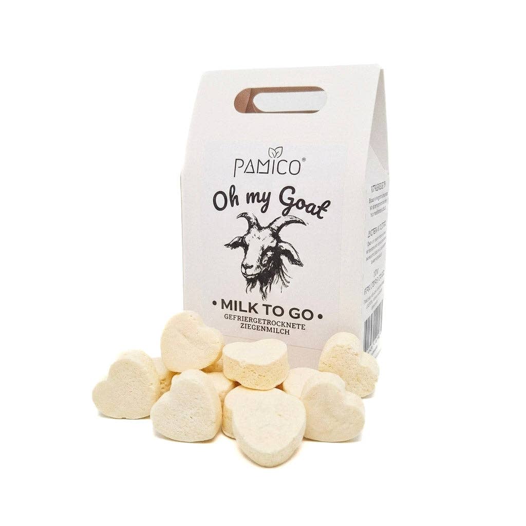 Pamico - Ziegenmilch gefriergetrocknet - oh my goat milk to go - für Hunde & Katzen