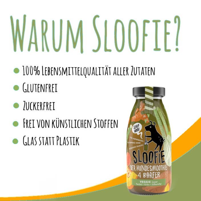 Sloofie - VEGGIE LOVER - Gemüse, Hundesmoothie, Topping, Snack