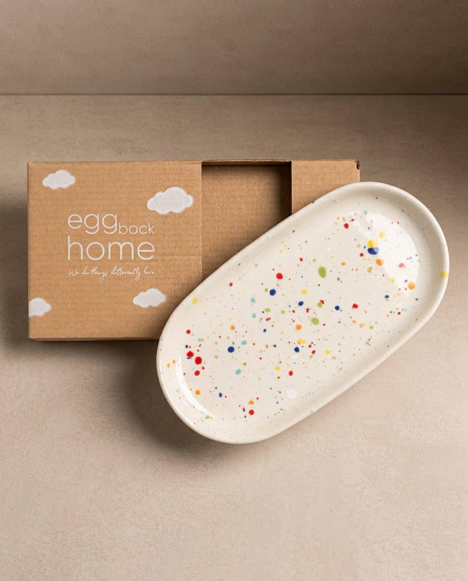 Egg Back Home - Herzen Steingut-Napf 14cm 2er-Set