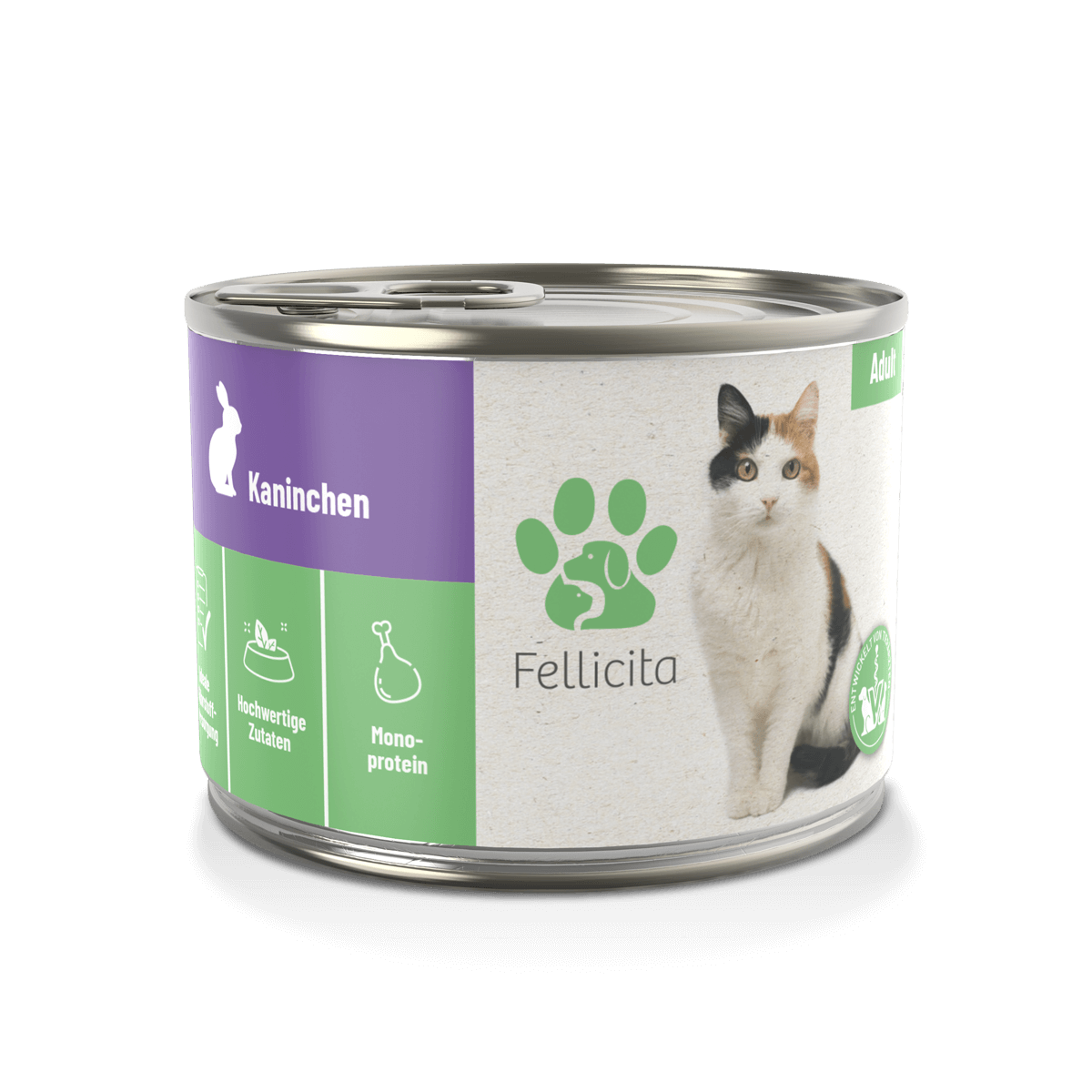 Fellicita - Katze Kaninchen pur 200g Dose