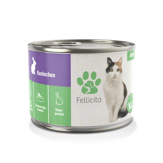 Fellicita - Katze Kaninchen pur 200g Dose