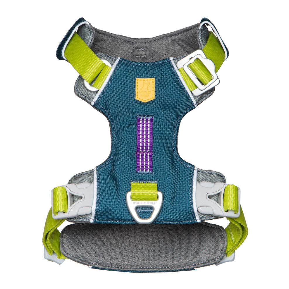 Woolly Wolf - Alpha 360 Hundegeschirr Deep Teal Mix aus recyceltem Material (RPET)