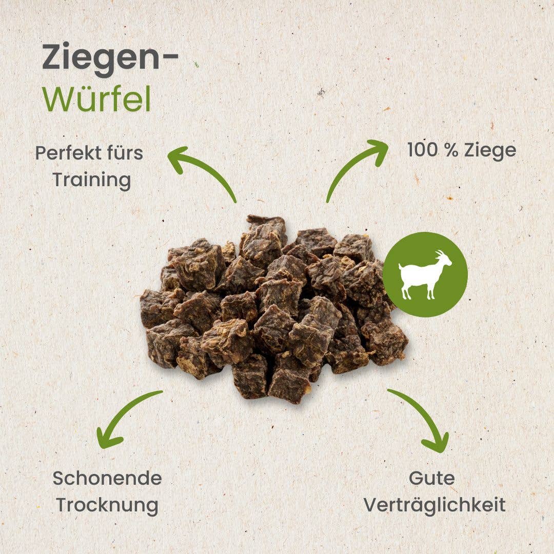 Kauartikel.com - Ziegen-Würfel - 250g