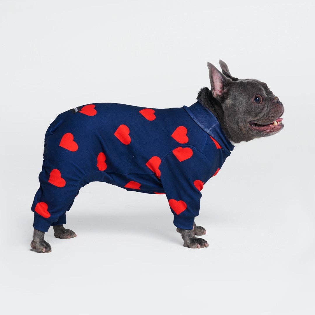 Hunde-Pyjama - Hearts