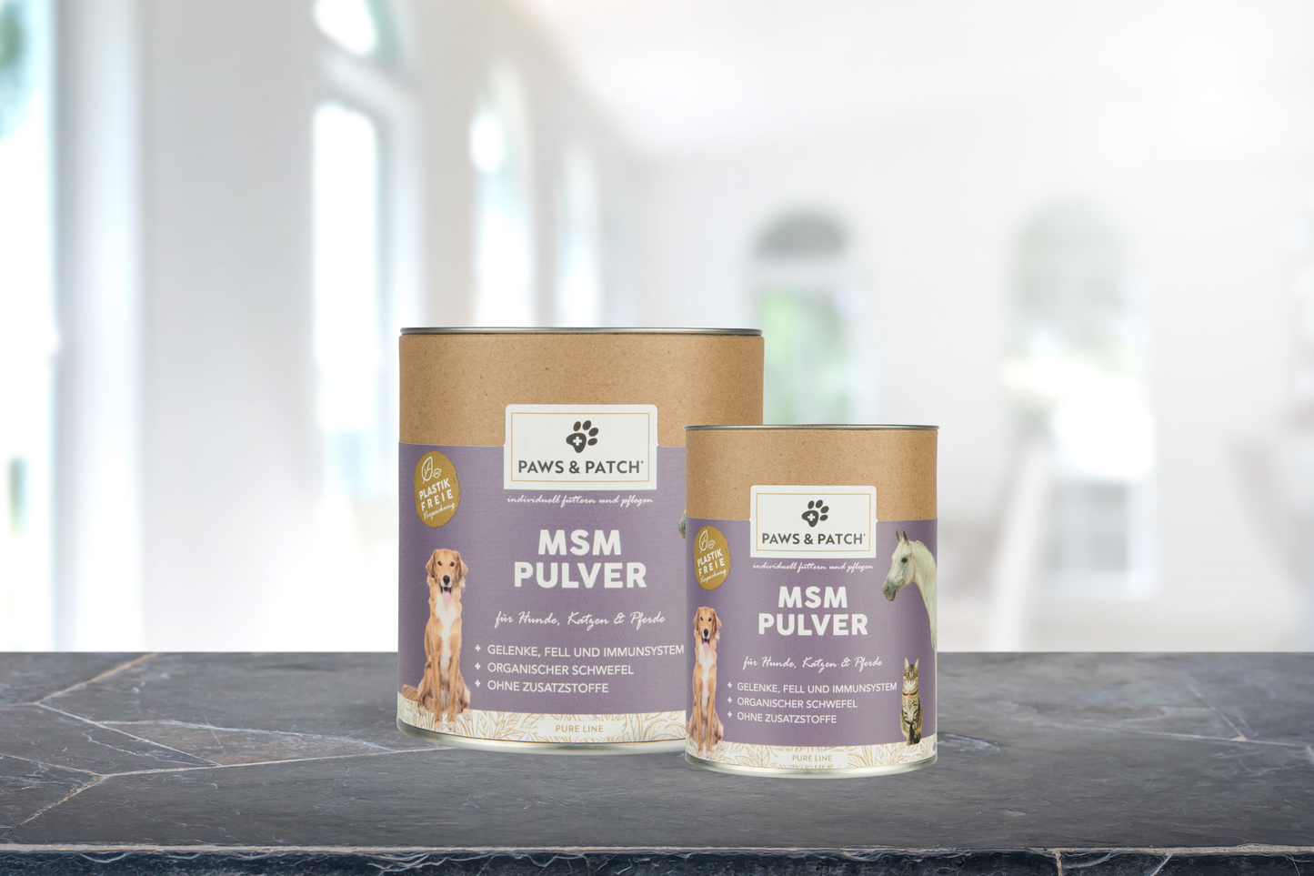 Paws & Patch - MSM Pulver Für Hunde, Katzen Und Pferde