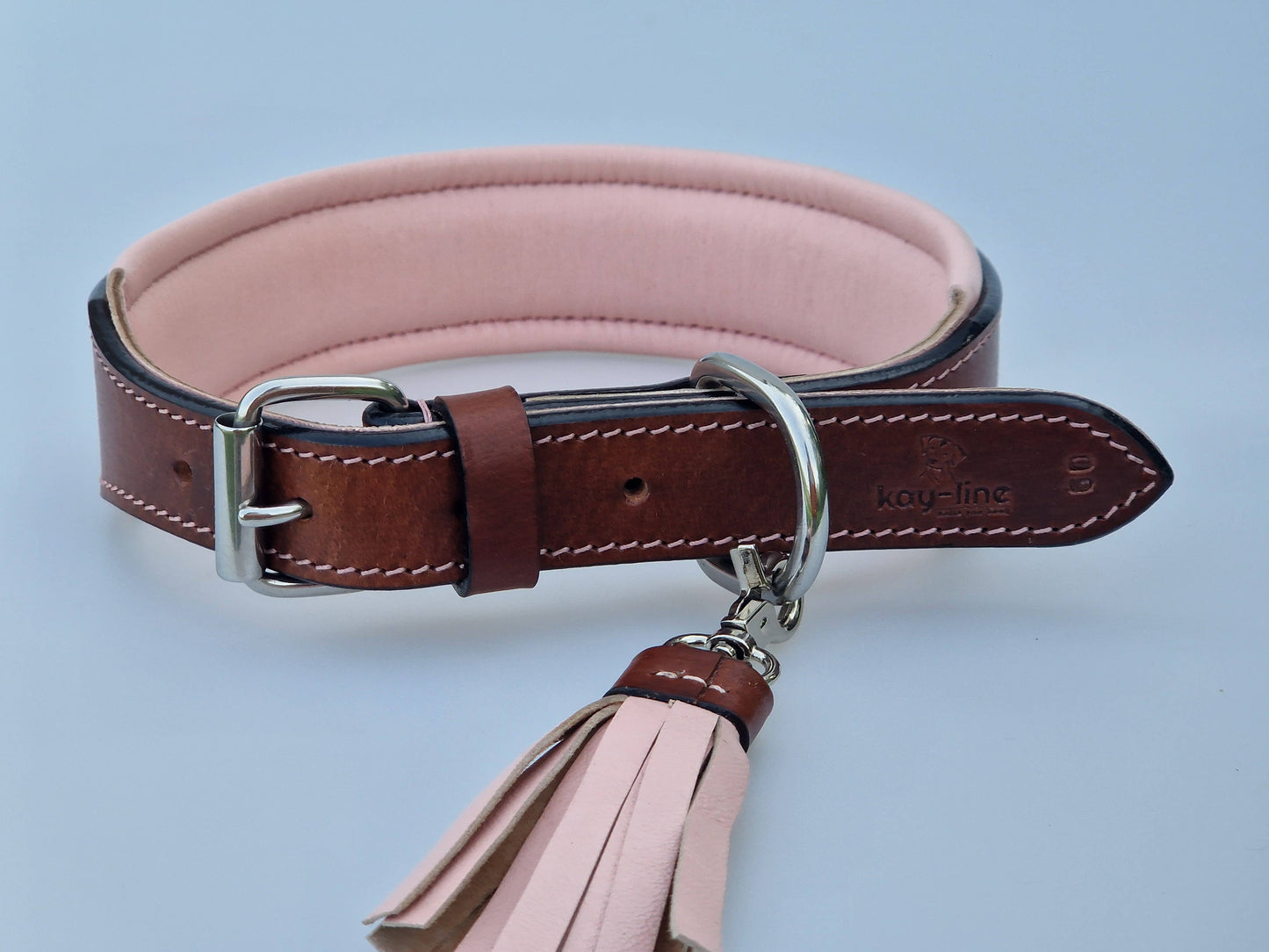 Kay-Line - Leder Halsband TWO TONE