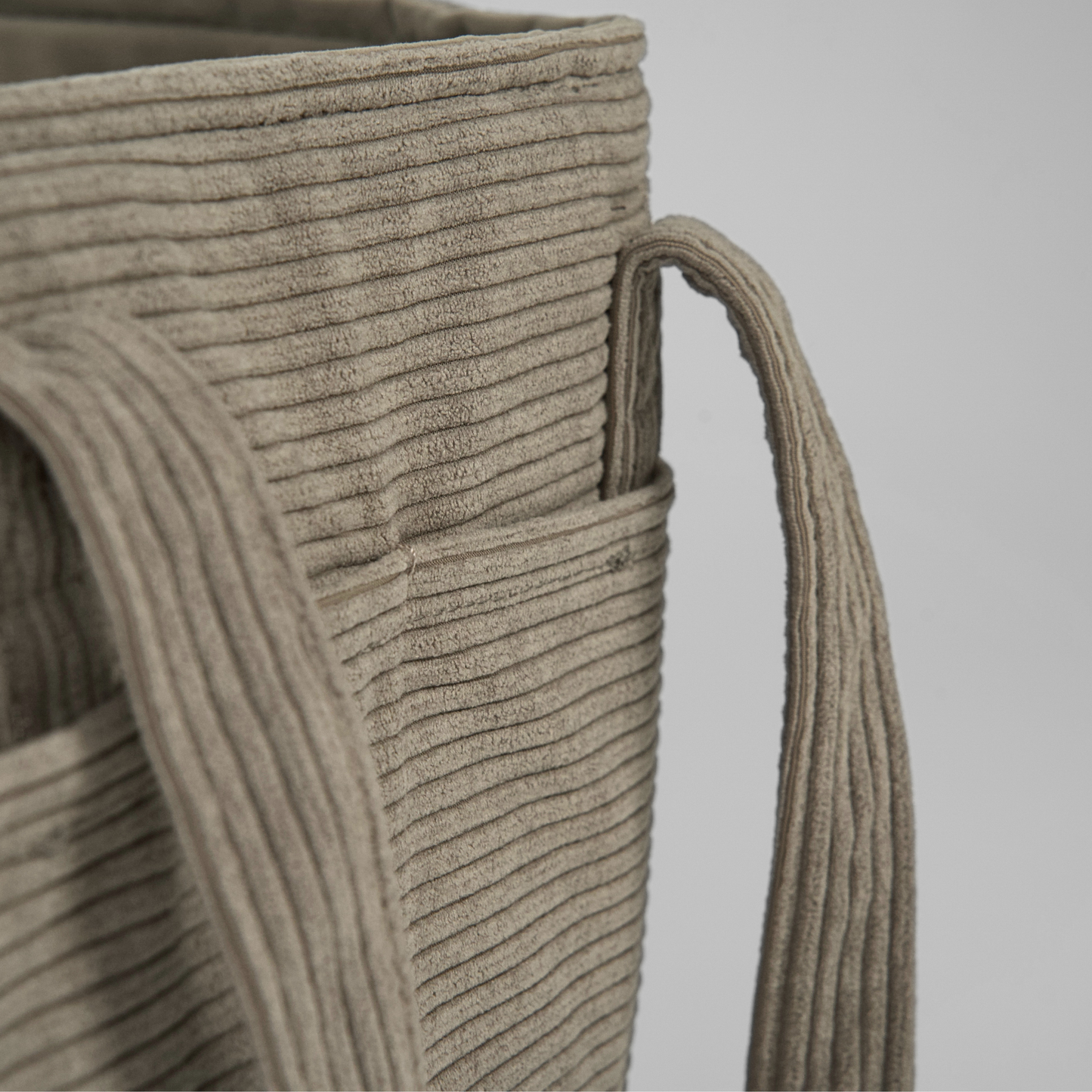 Staey - Vilda Tragetasche | Kordstoff in Taupe