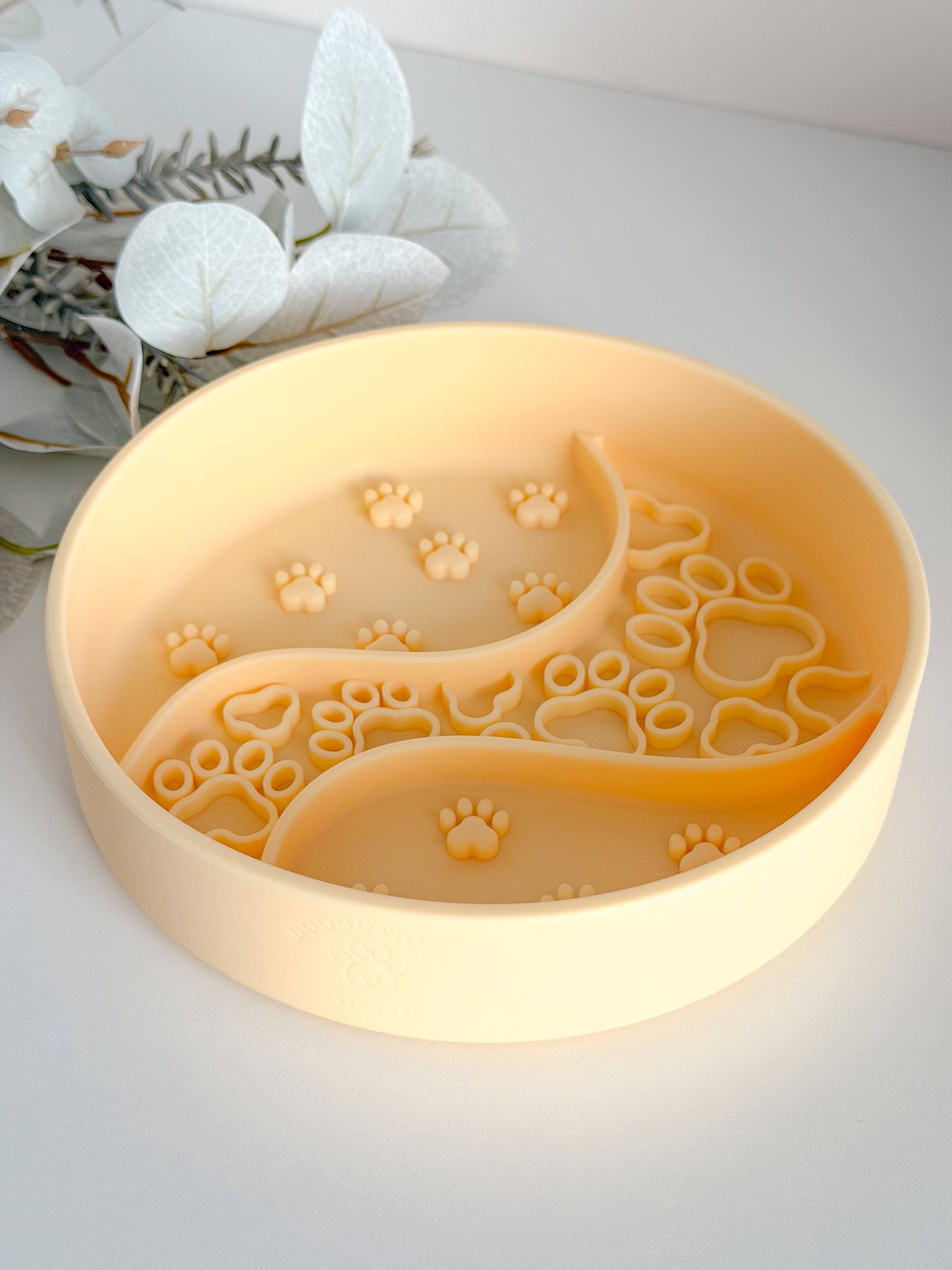 Doggotique - Slow Bowl Doggo Paws, Futternapf für Hunde, Futtermatte 