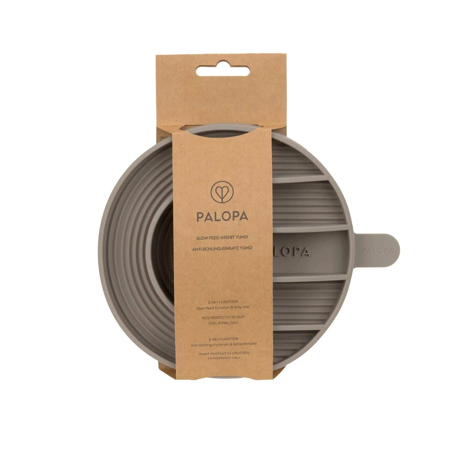 Palopa - Anti Schling Einsatz Hundenapf, Taupe