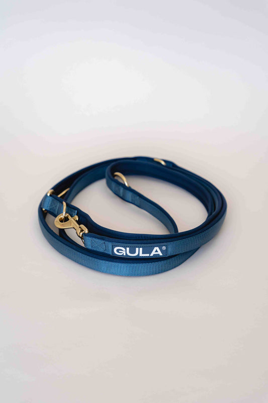 Gula - Hundeleine (Luftschichtstoff) - Blau