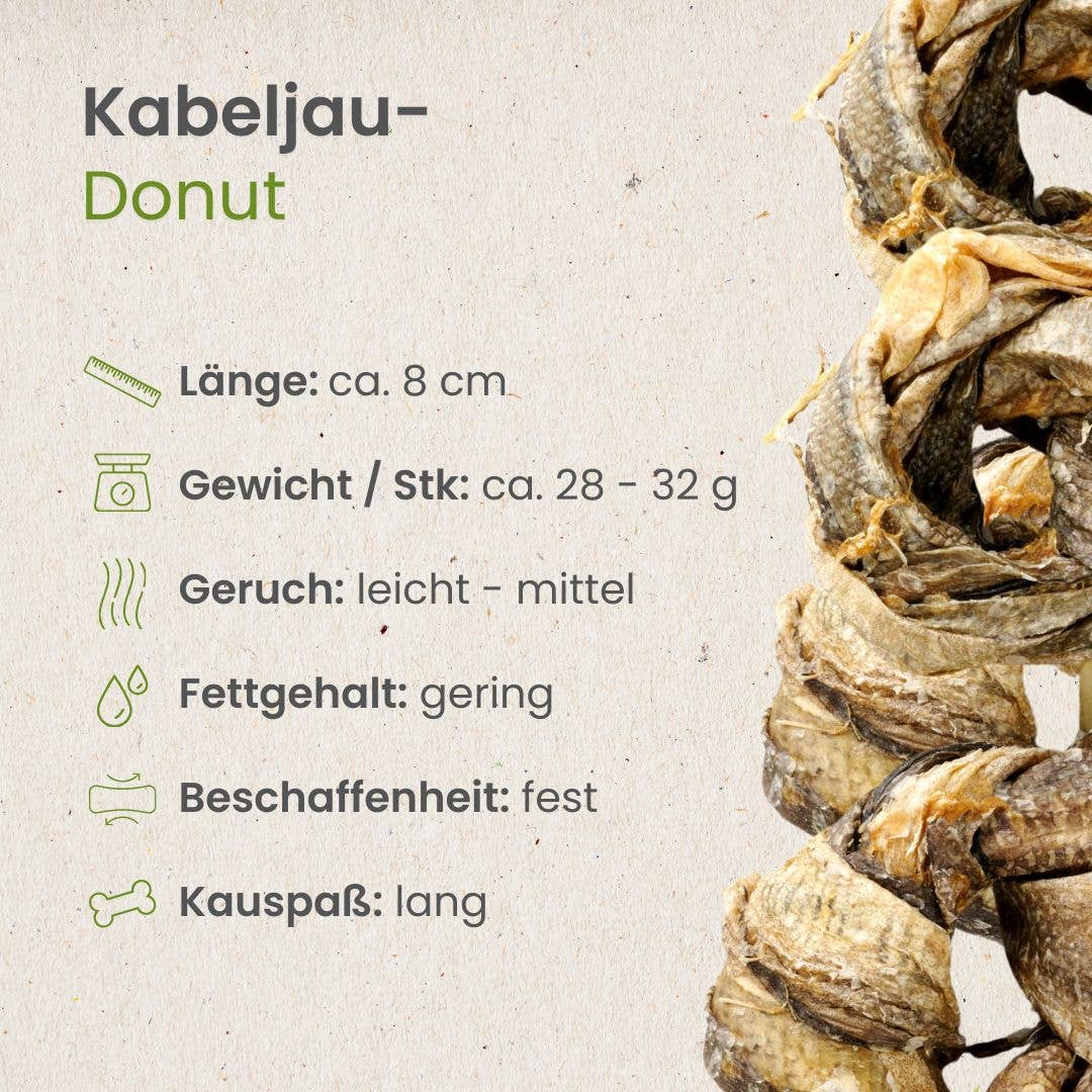 Kauartikel.com - Kabeljau-Donut - 250g