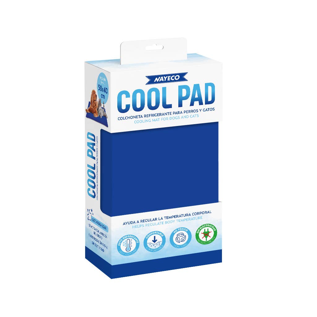 Naceco - Cool Pad Blau 30 x 40 cm