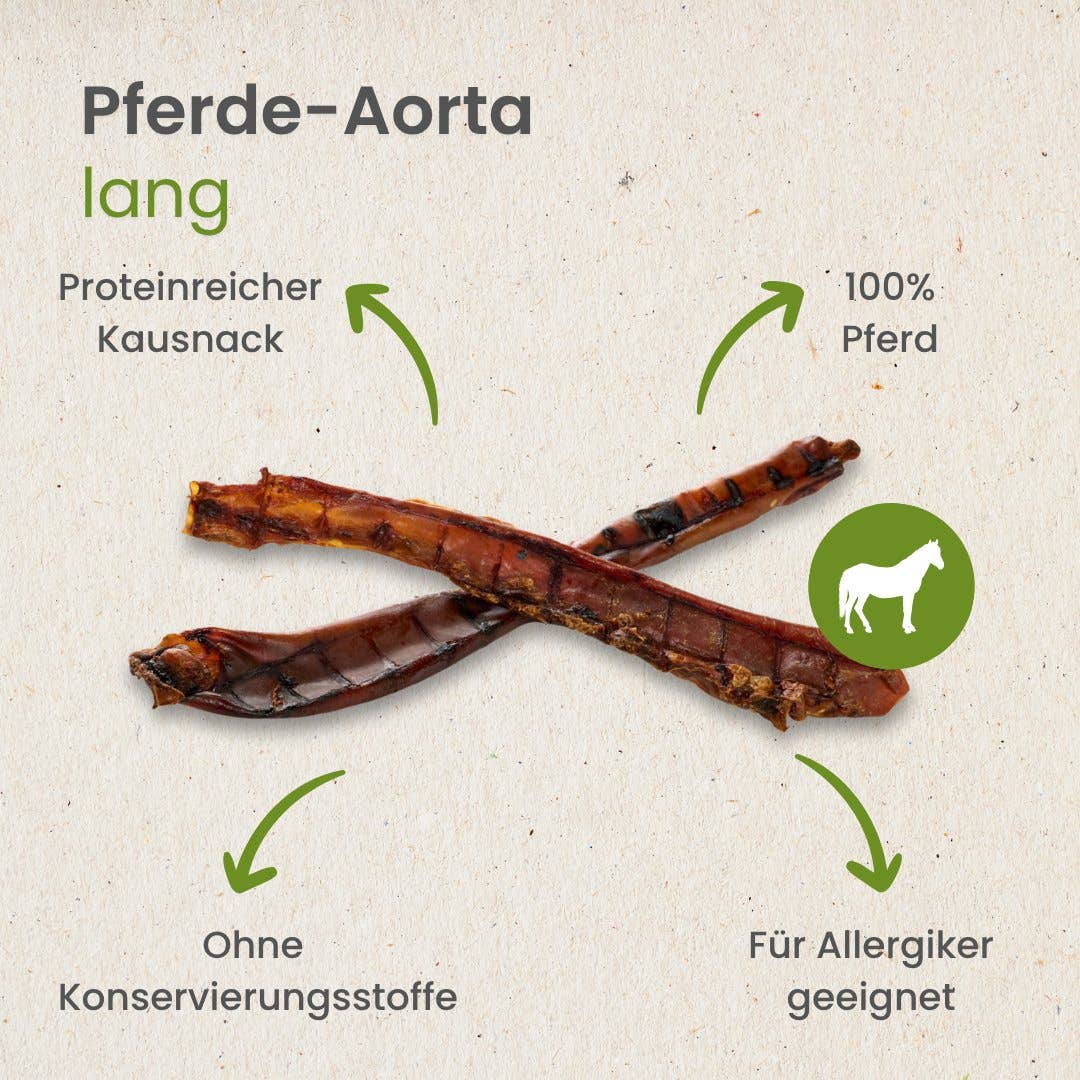 Kauartikel.com - Pferde-Aorta, lang - 250g