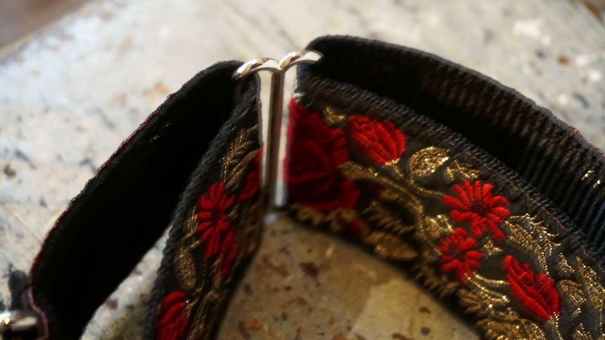 Hundsfutter - Breites Hundehalsband, limitierte Auflage, handgemacht