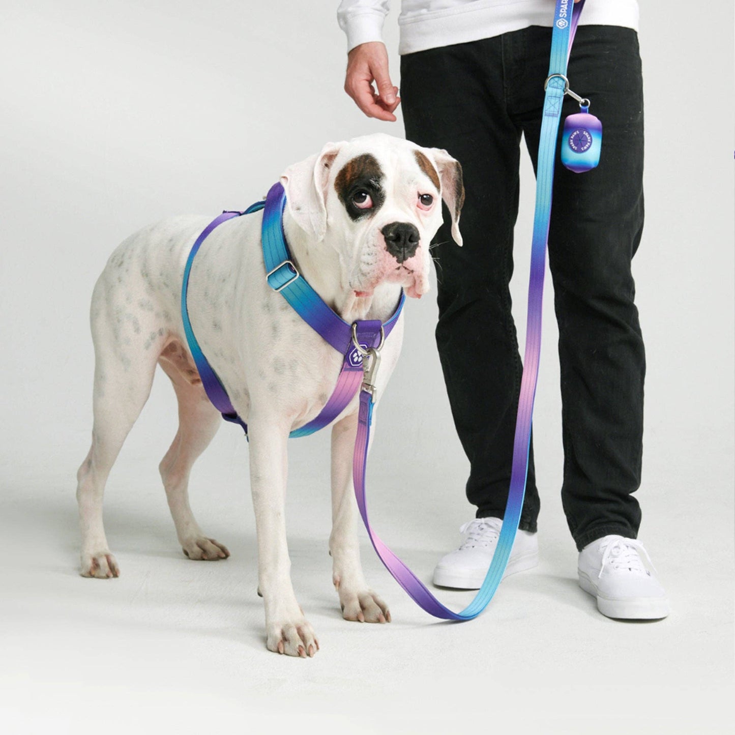 _Sparkpaws Komfort-Kontrolle No-Pull Hundegeschirr - 90s Retro