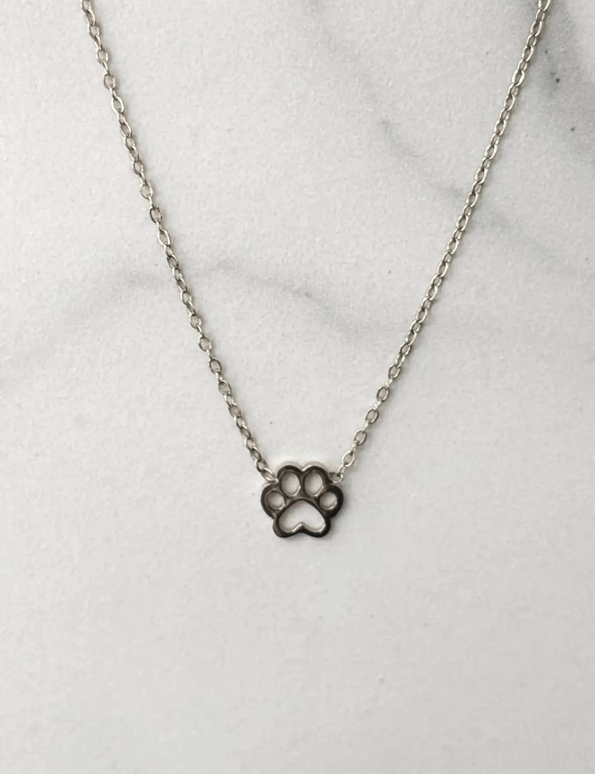 Cassette Barcelona - Edelstahl Pfoten-Halskette