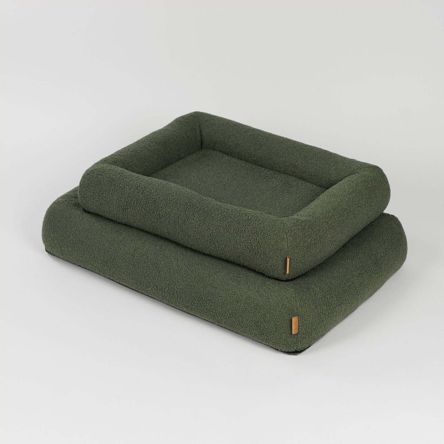 Staey - Karla Orthopädisches Hundebett | Moos Bouclé