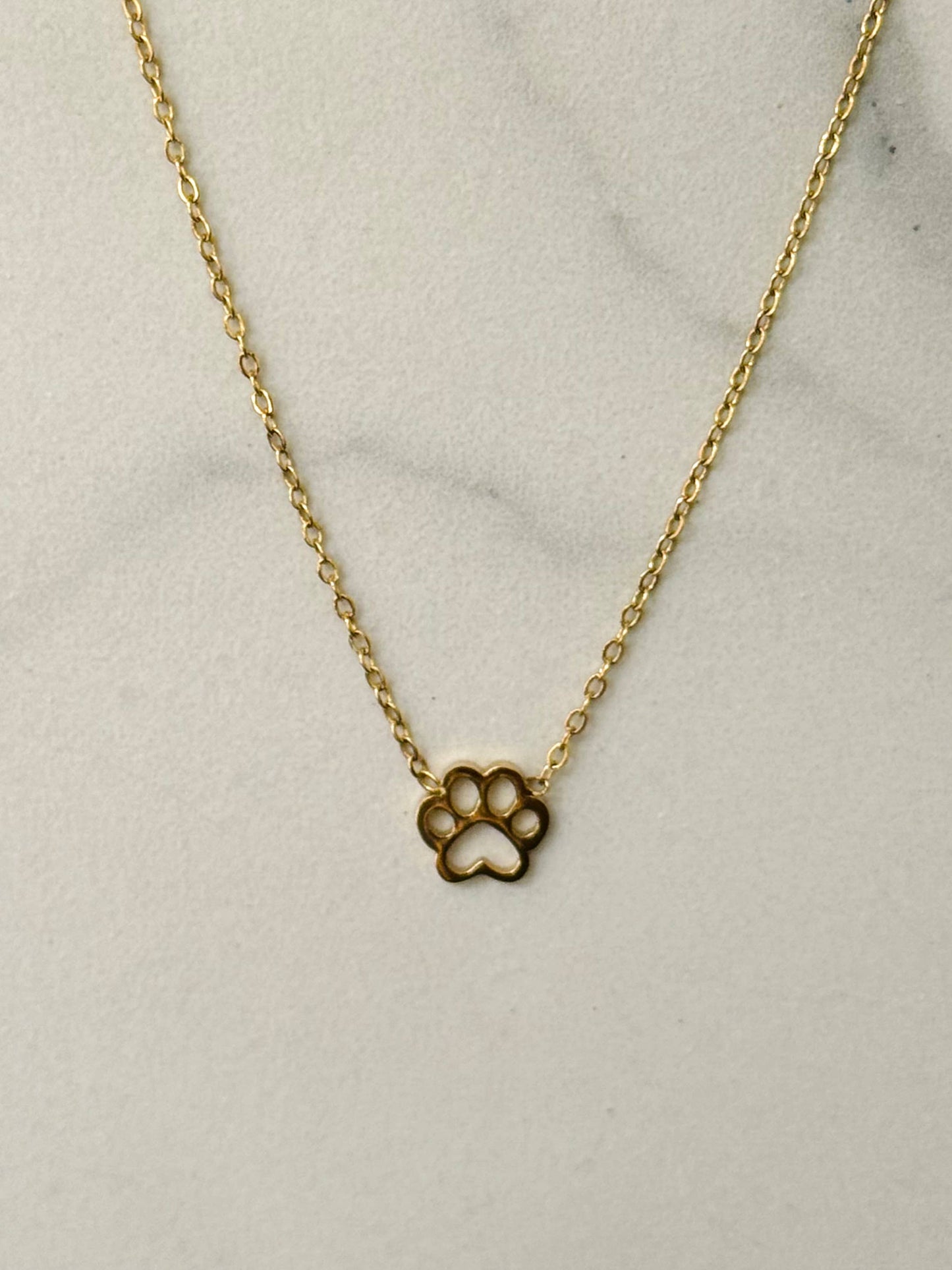 Cassette Barcelona - Edelstahl Pfoten-Halskette