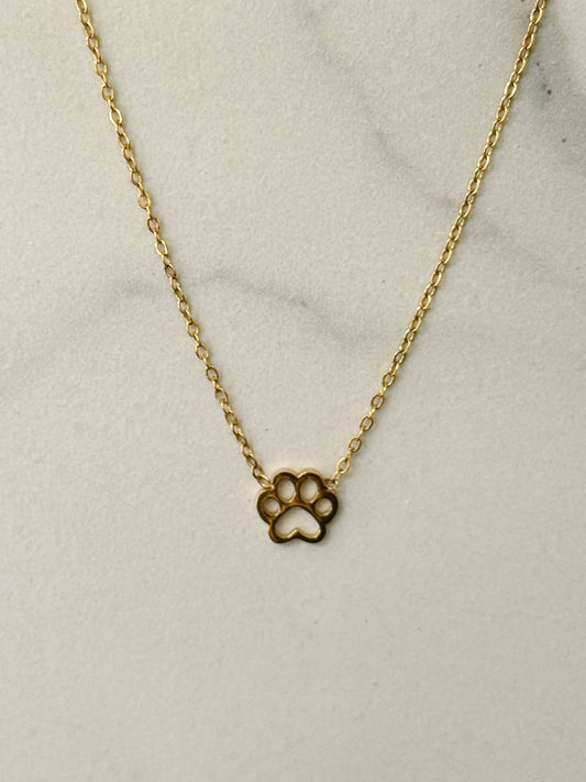 Cassette Barcelona - Edelstahl Pfoten-Halskette