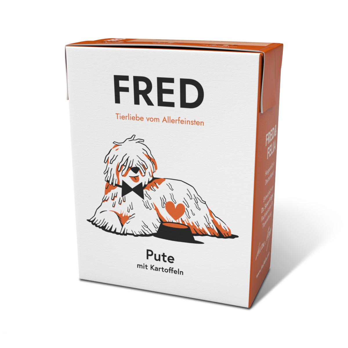 FRED - Pute mit Kartoffeln - Alleinfutter für ausgewachsene Hunde - 390g