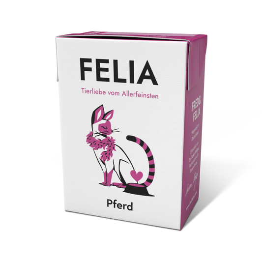 FELIA - Pferd - Alleinfutter für ausgewachsene Katzen - 190g