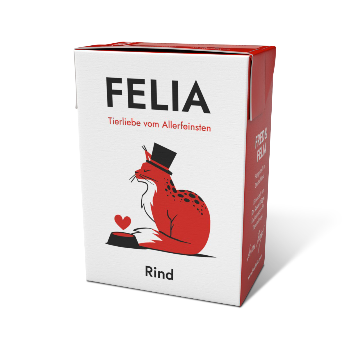 FELIA - Rind - Alleinfutter für ausgewachsene Katzen - 190g