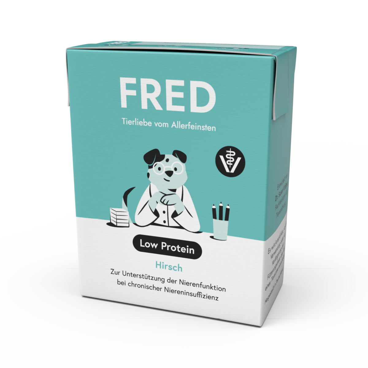 FRED - VET Low Protein - Diätalleinfuttermittel für adulte Hunde zur Unterstützung der Nierenfunktion bei chronischer Niereninsuffizienz - 390g