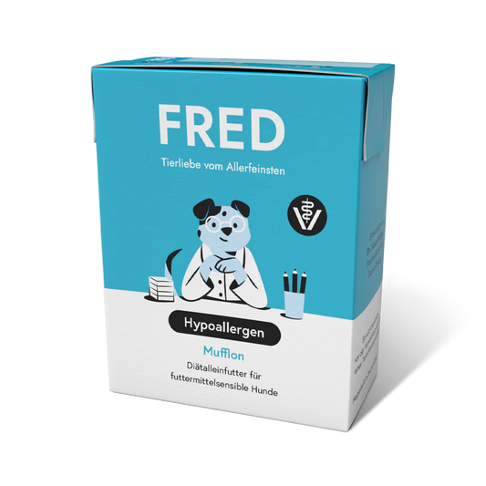 FRED - VET Hypoallergen - Diätalleinfuttermittel für futtermittelsensible Hunde - 390g