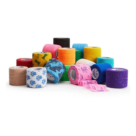 PetFlex Bandage - 10cm Breite / 4,5m Länge - verschiedene Farben