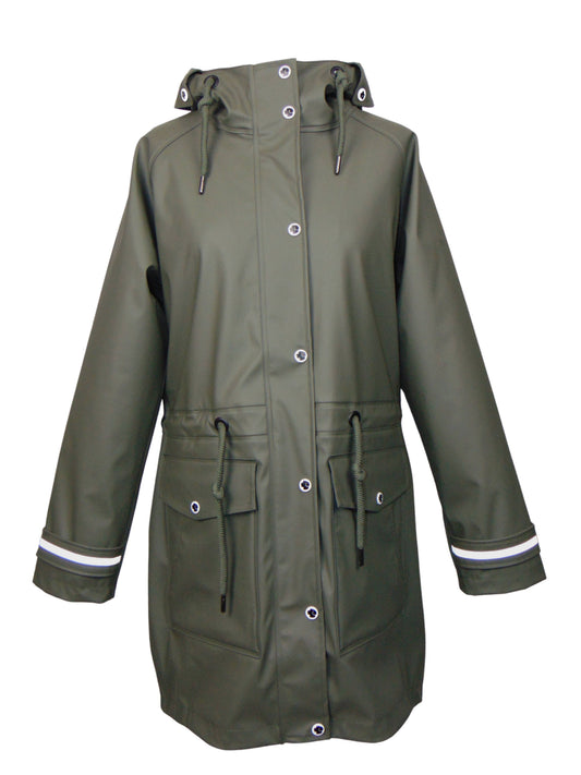 Schmuddelschnute - Regenmantel Olive