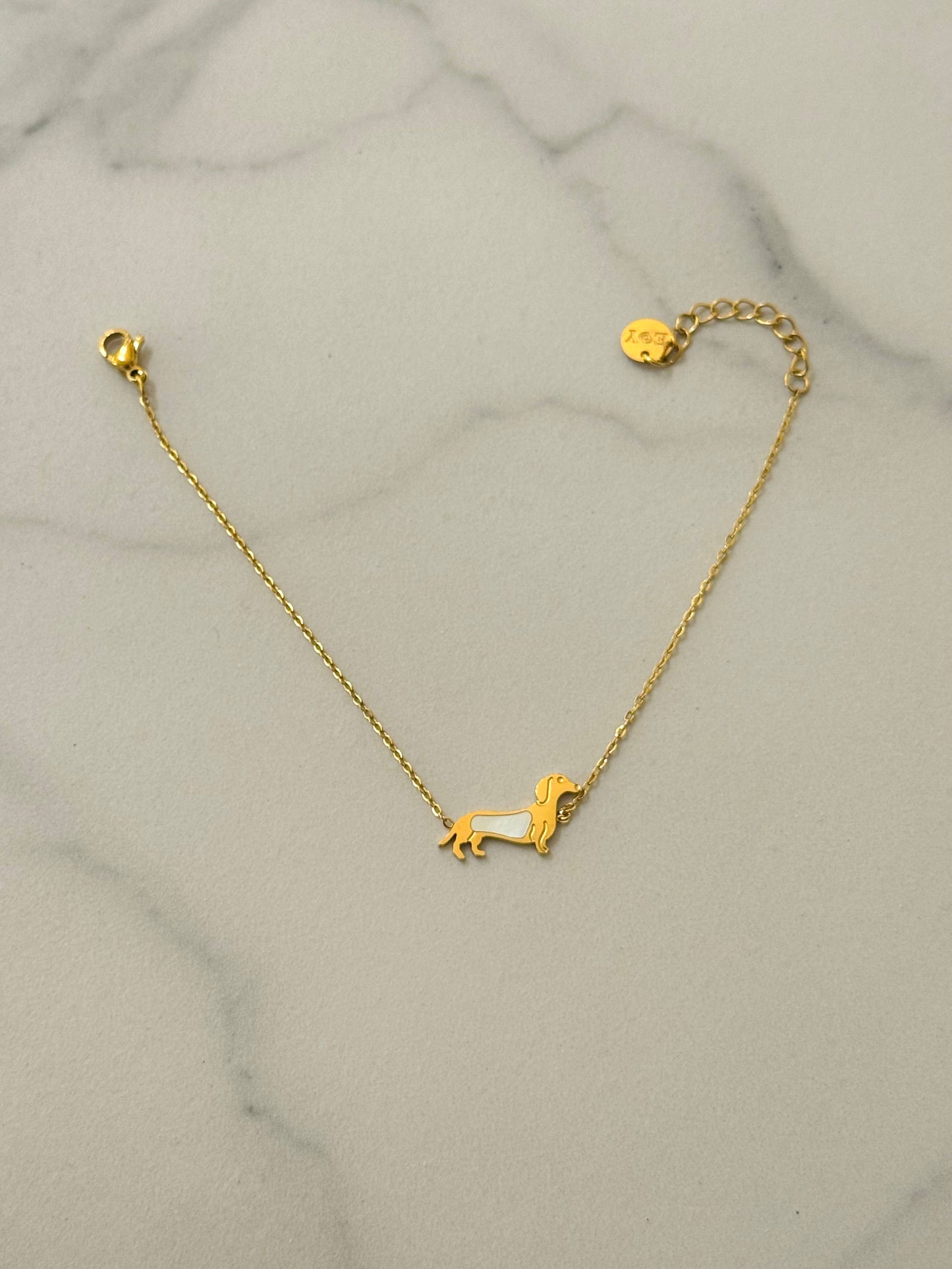 Cassette Barcelona - Edelstahl Dackel Armband