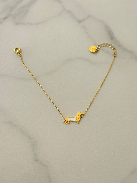 Cassette Barcelona - Edelstahl Dackel Armband