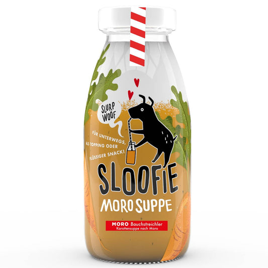 Sloofie - MOROSUPPE - Karotte, Hundesmoothie, Topping, flüssiger Snack