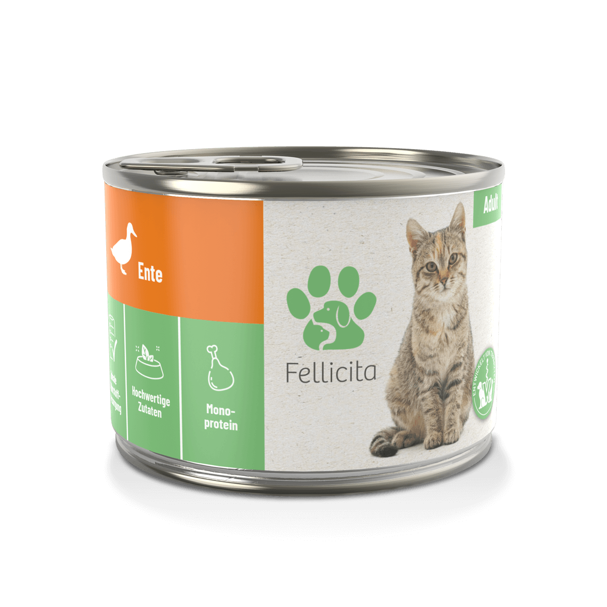 Fellicita - Katze Ente pur 200g Dose