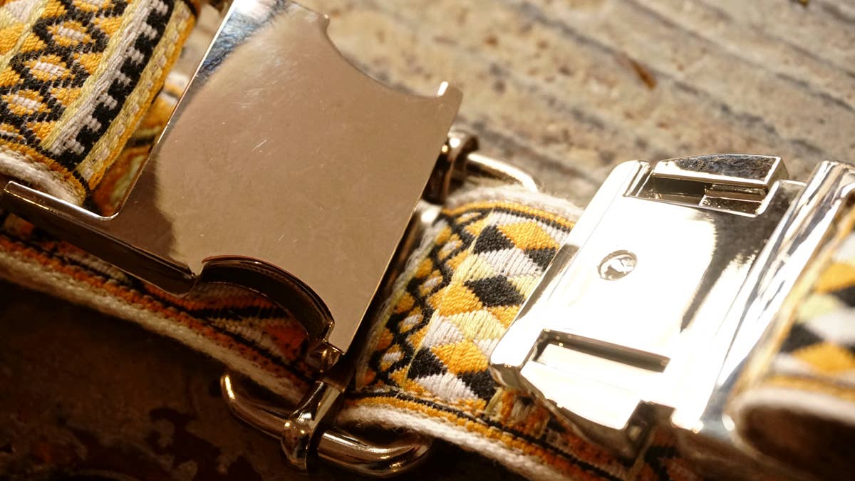 Hundsfutter - Ethnisch gestaltetes Halsband- und Leinen-Set