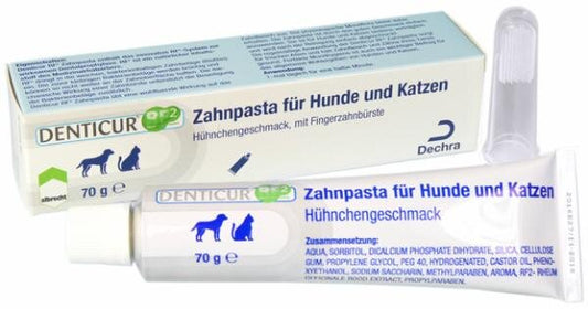 Denticur® - RF2 Zahnpasta für Hunde und Katzen - 70g