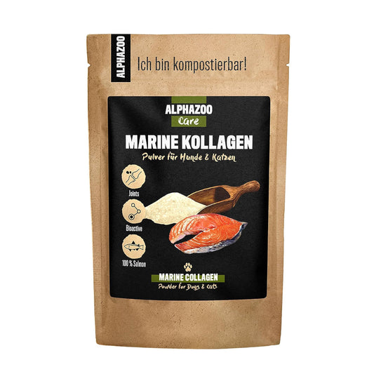 Alphazoo - Marine Kollagen Pulver für Hunde & Katzen - 100g