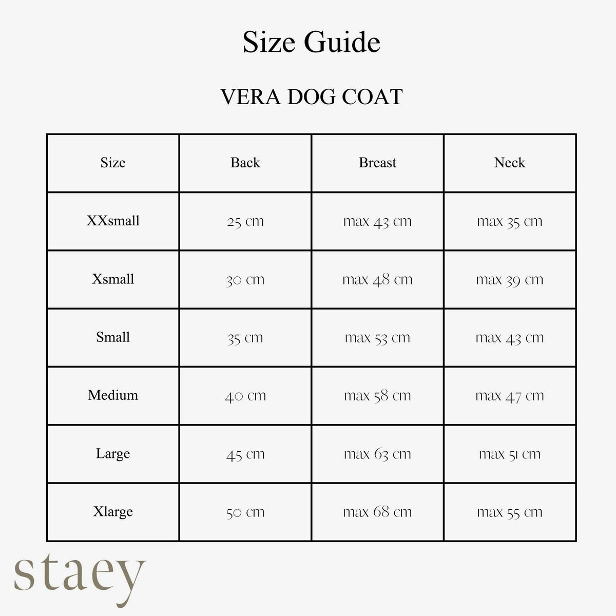 Staey - Vera Hundemantel mit Geschirr | Sand