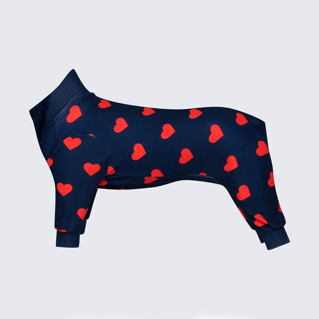 Hunde-Pyjama - Hearts