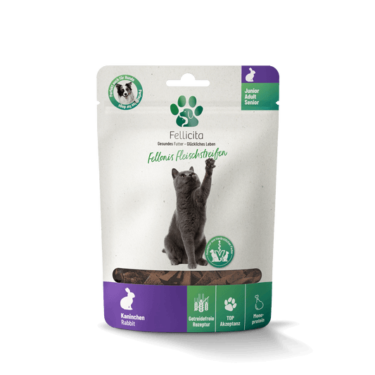 Fellicita Katze - Fellonis Fleischstreifen Kaninchen 50g