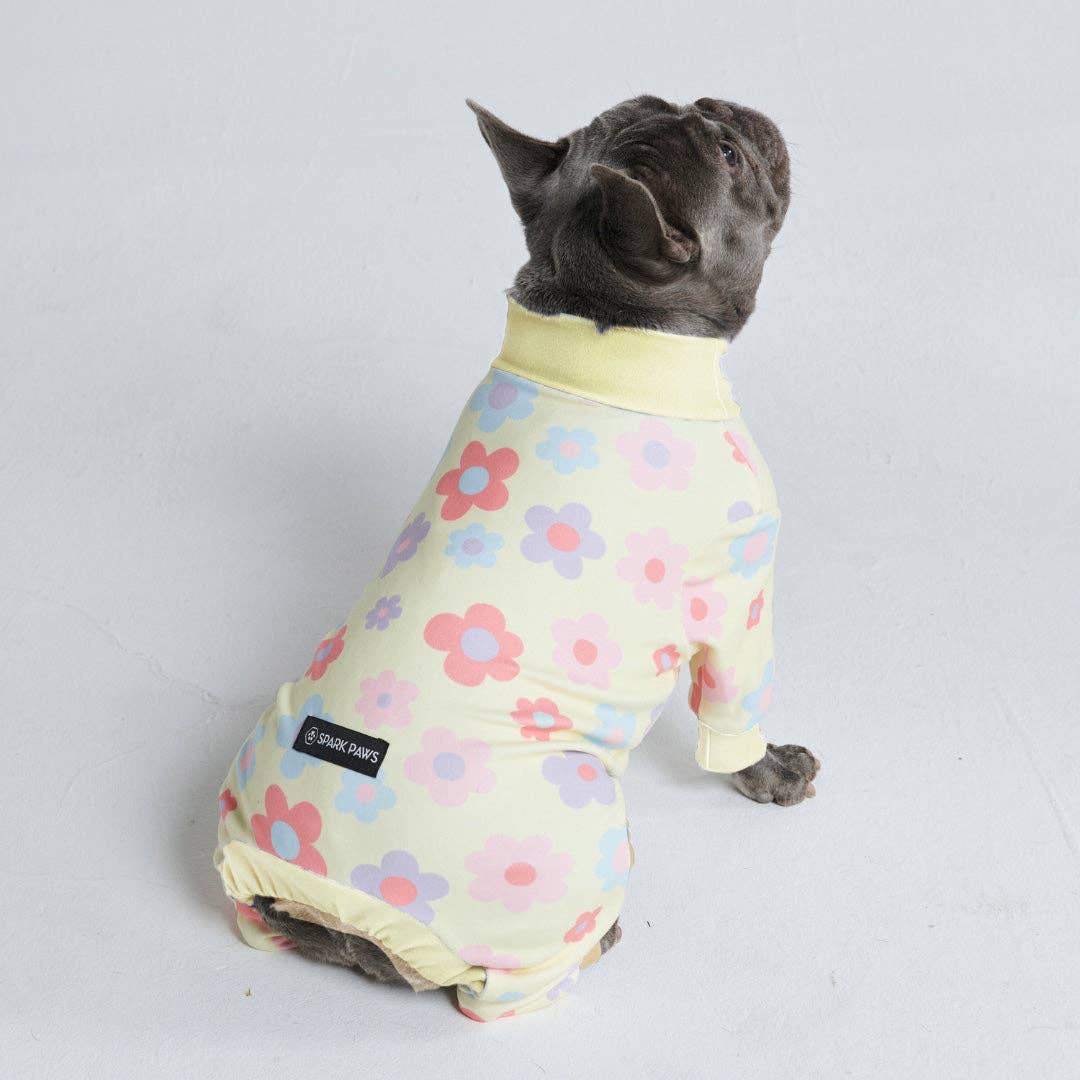 Hunde-Pyjama - Flower Yellow