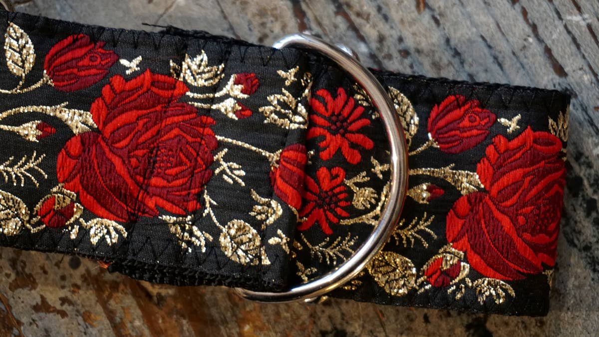 Hundsfutter - Breites Hundehalsband, limitierte Auflage, handgemacht
