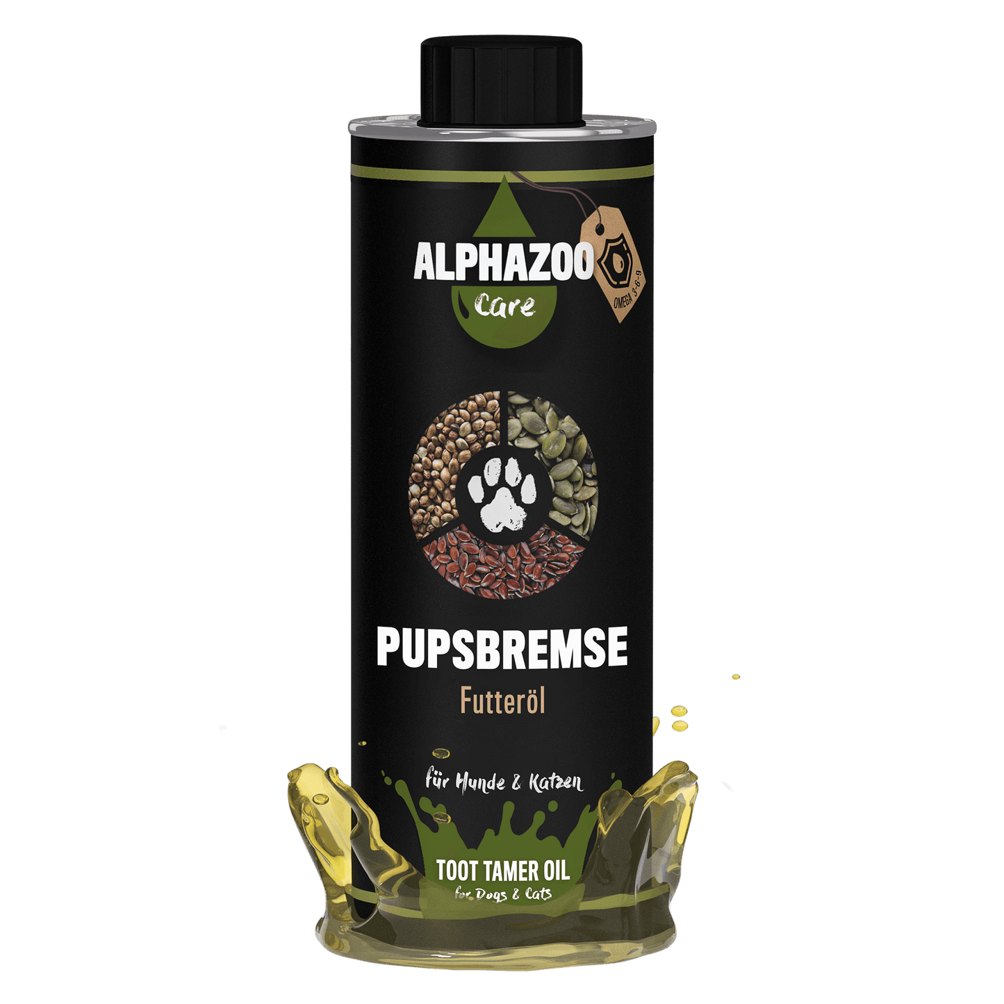 Alphazoo - Pupsbremse Futteröl 250 ml