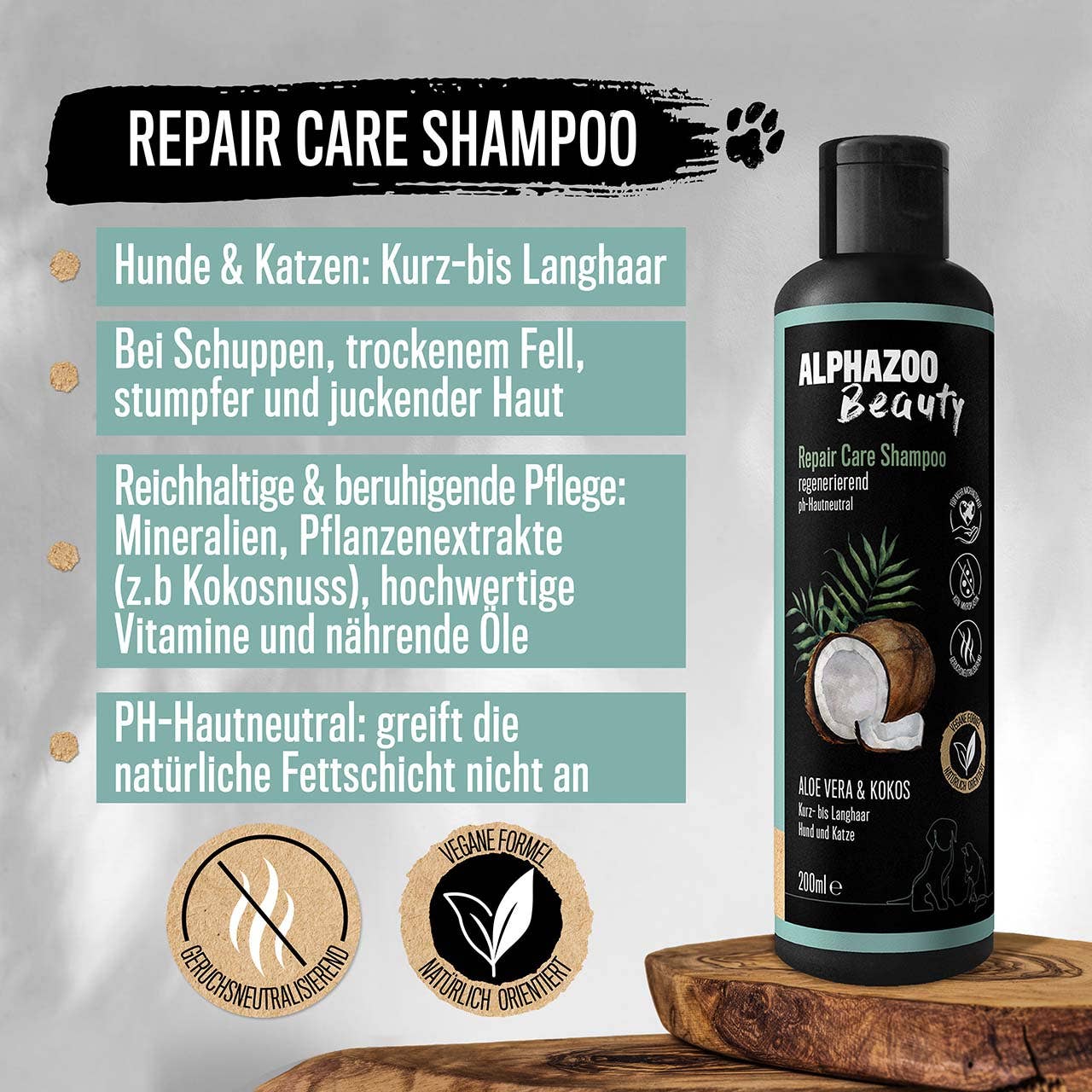 Alphazoo - Repair Care Shampoo 200 ml