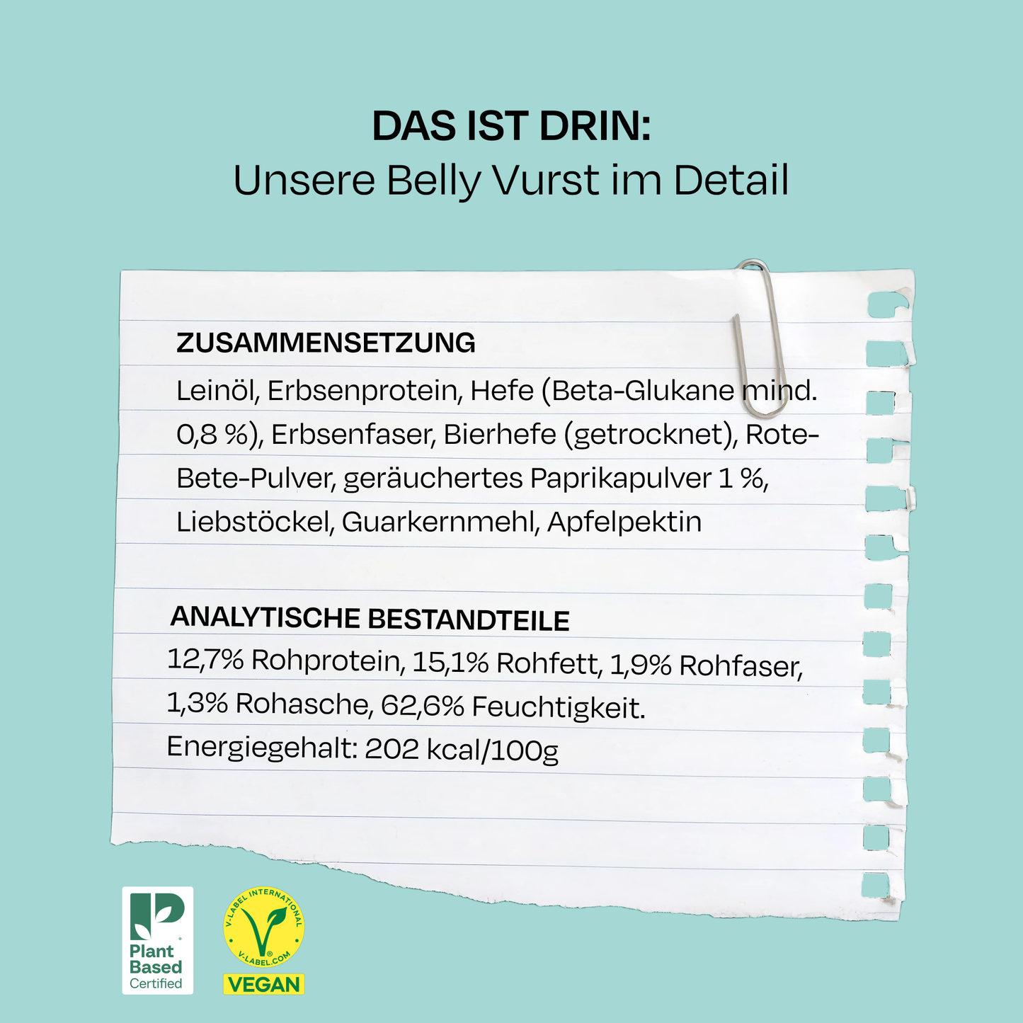 VegDog - BELLY VURST 75 g