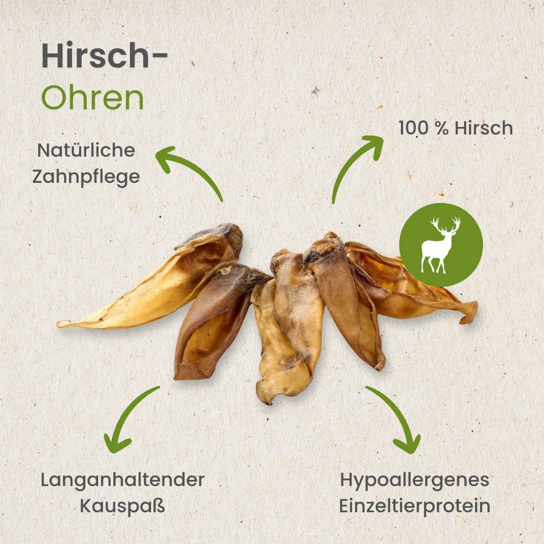 Kauartikel.com - Hirsch-Ohren - 250g