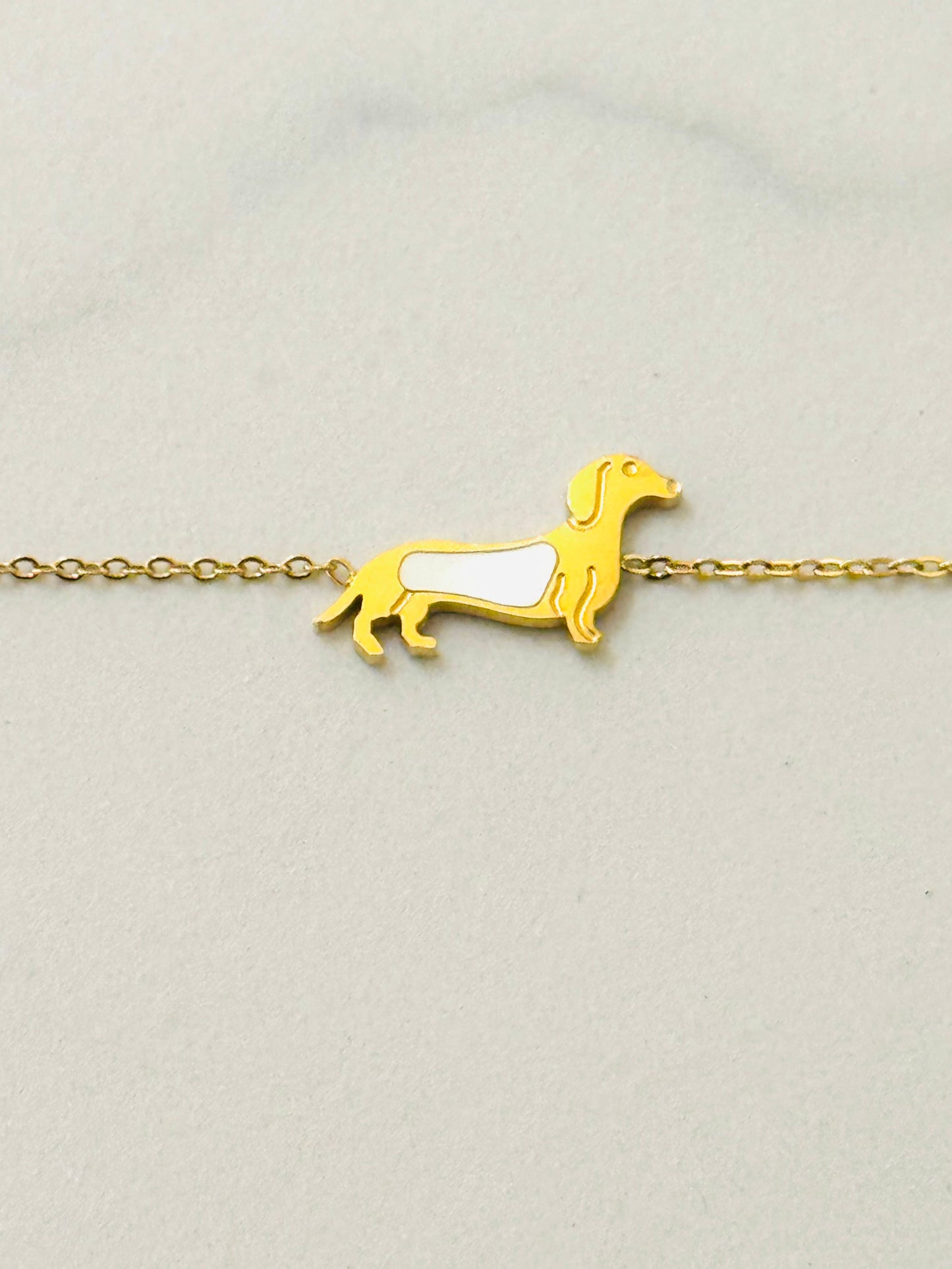 Cassette Barcelona - Edelstahl Dackel Armband